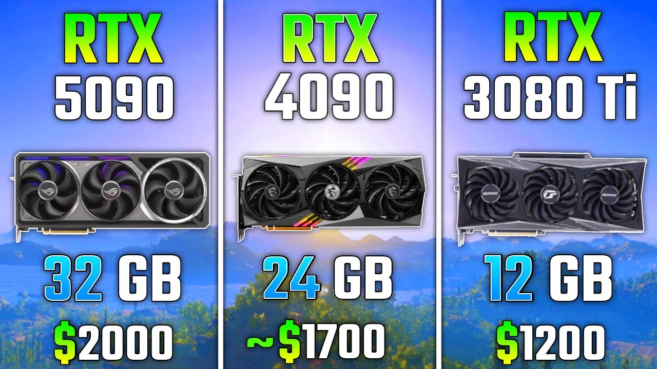 RTX 5090 vs RTX 4090 vs RTX 3080 Ti | Test in 7 Games
