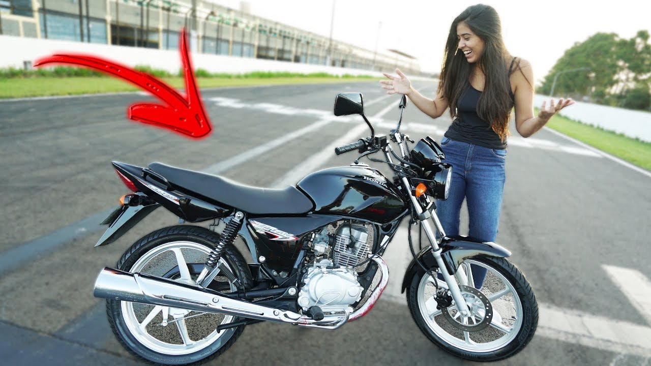 MOTO DE PRESENTE PARA MINHA IRM&Atilde; 🎁