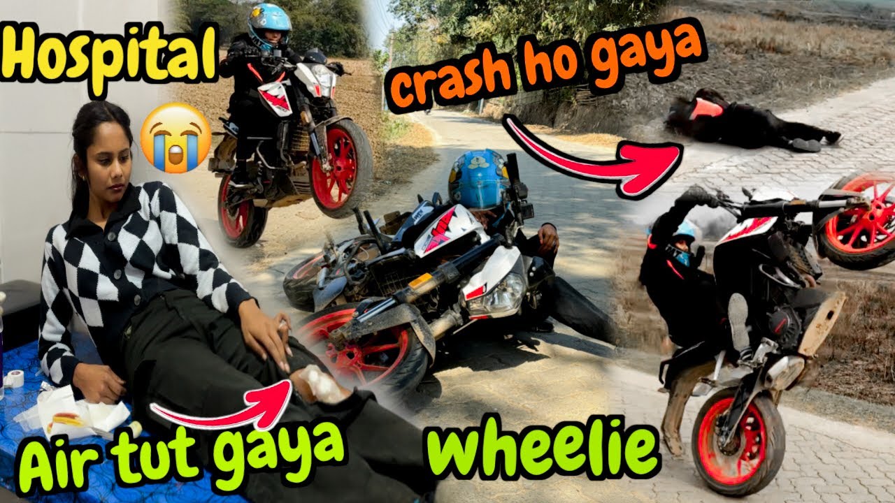 Live crash Duke || Wheelie marte wakt ye kya ho gya 🥺 hospital jana pera mujhe || Duke wheelie