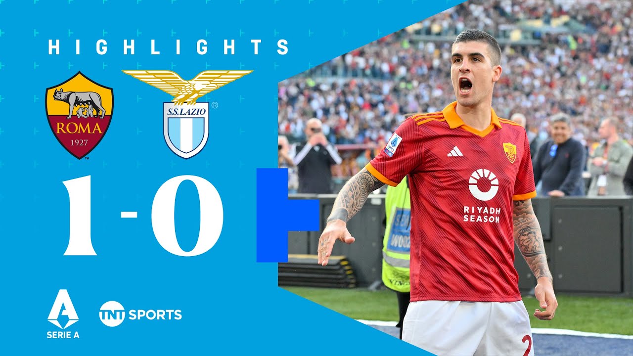 Fiery Derby della Capitale! 🔥 | Roma 1-0 Lazio | Serie A Match Highlights 🇮🇹