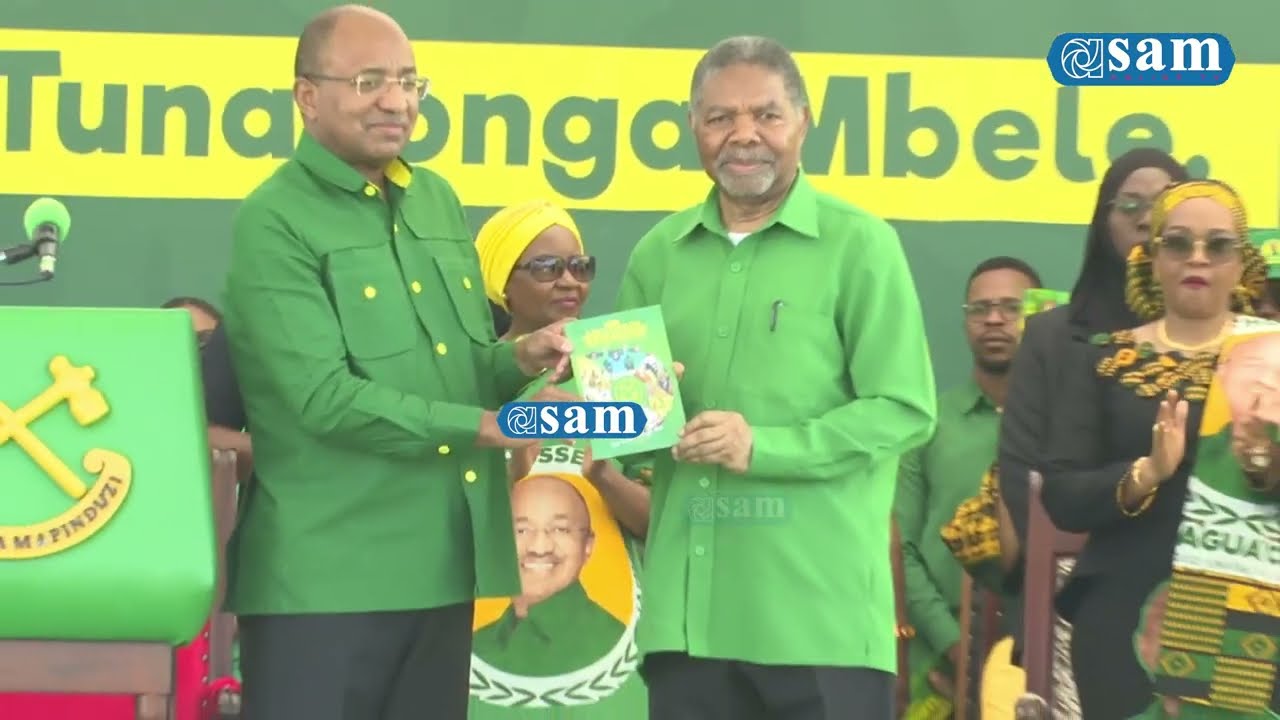 DKT. MWINYI AKABIDHIWA ILANI YA CCM KUELEKEA UCHAGUZI MKUU 2025