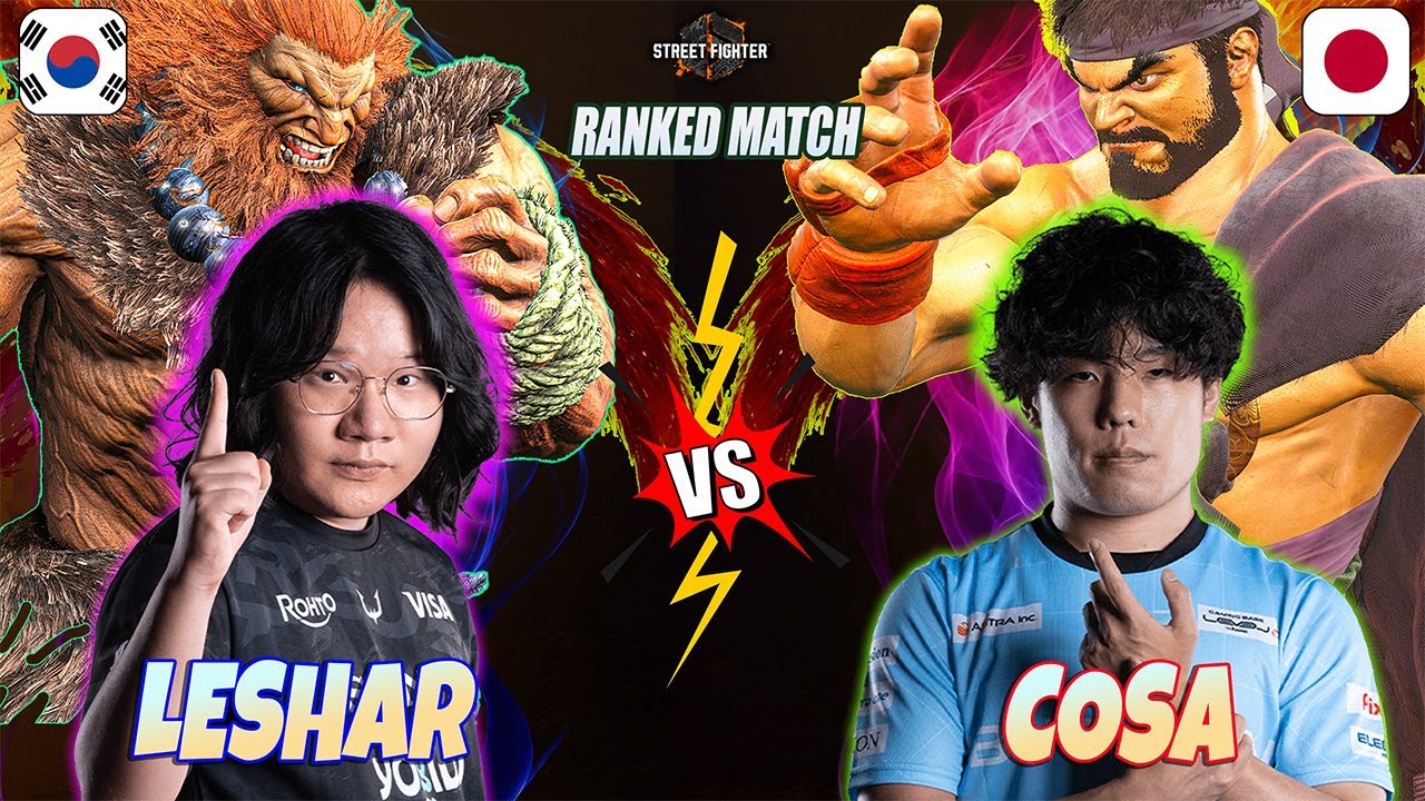 SF6 | LeShar (AKUMA) vs COSA (RYU) 👉 High-Level Street Fighter 6 Gameplay