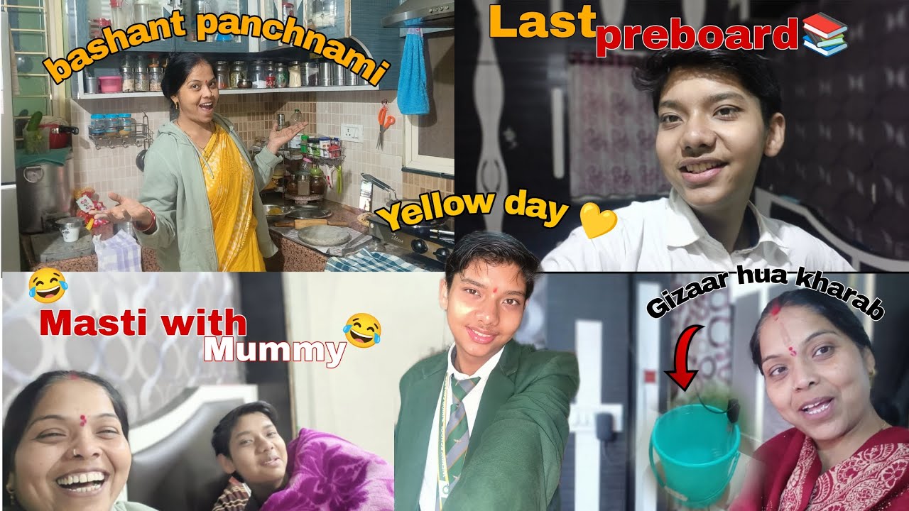 Bashant panchnami special vlog | yellow day 💛 | masti with family 😆 | GNV vlogs&shorts ||