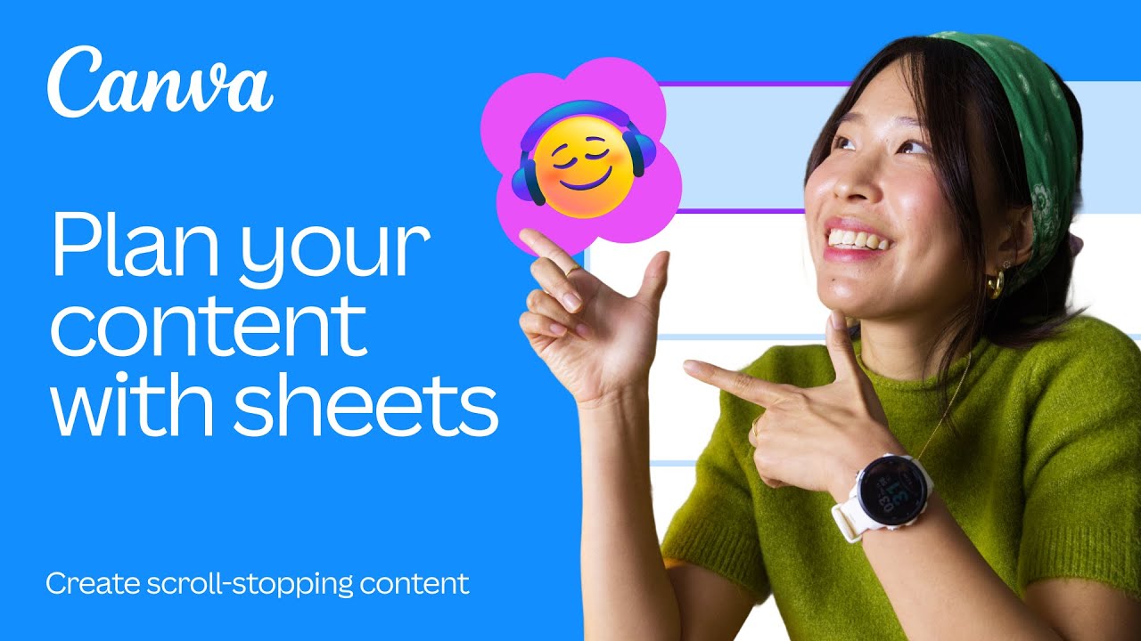 Plan your content with sheets