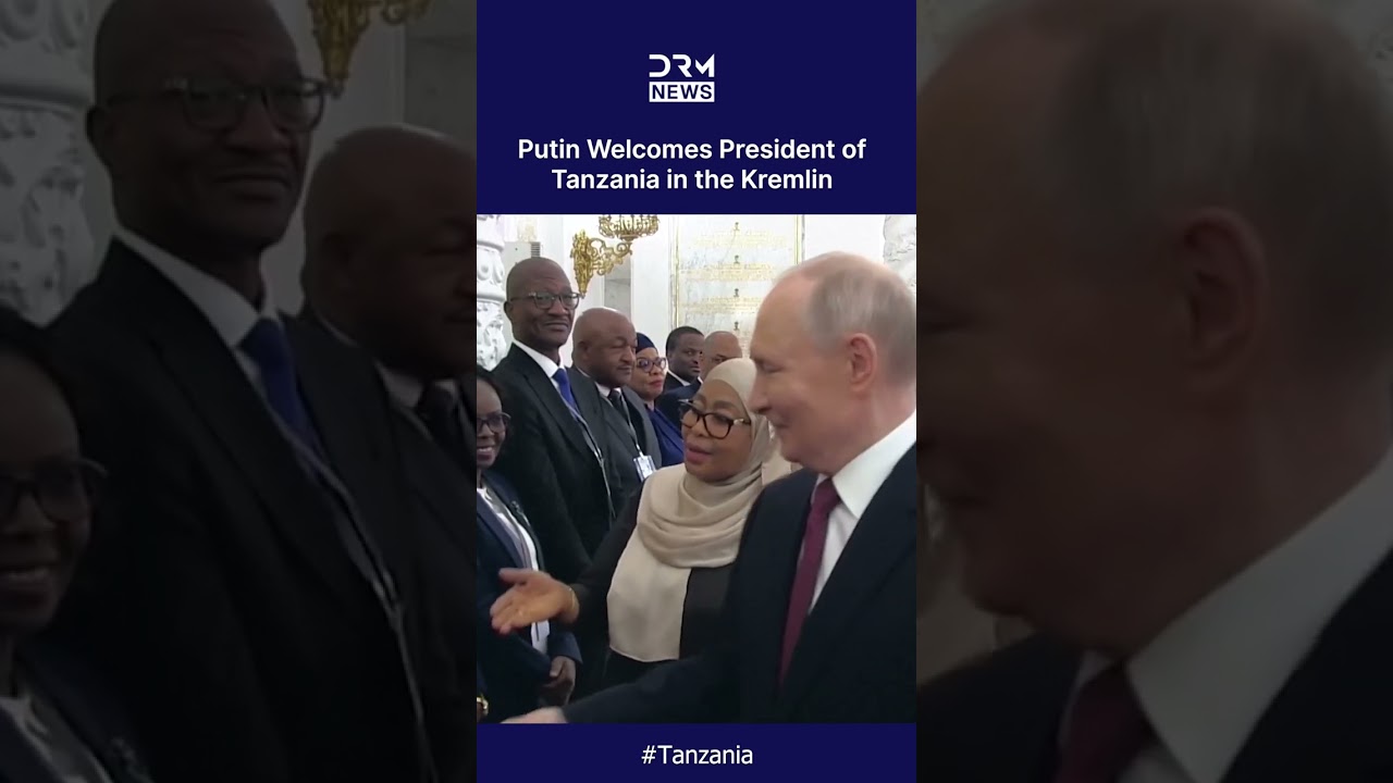 Russian President Putin Hosts Tanzanian President Samia Suluhu Hassan at Kremlin | DRM News | AC1C