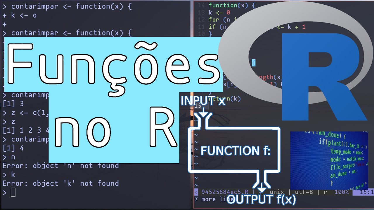 Linguagem R (3): Criando e Manipulando Fun&ccedil;&otilde;es