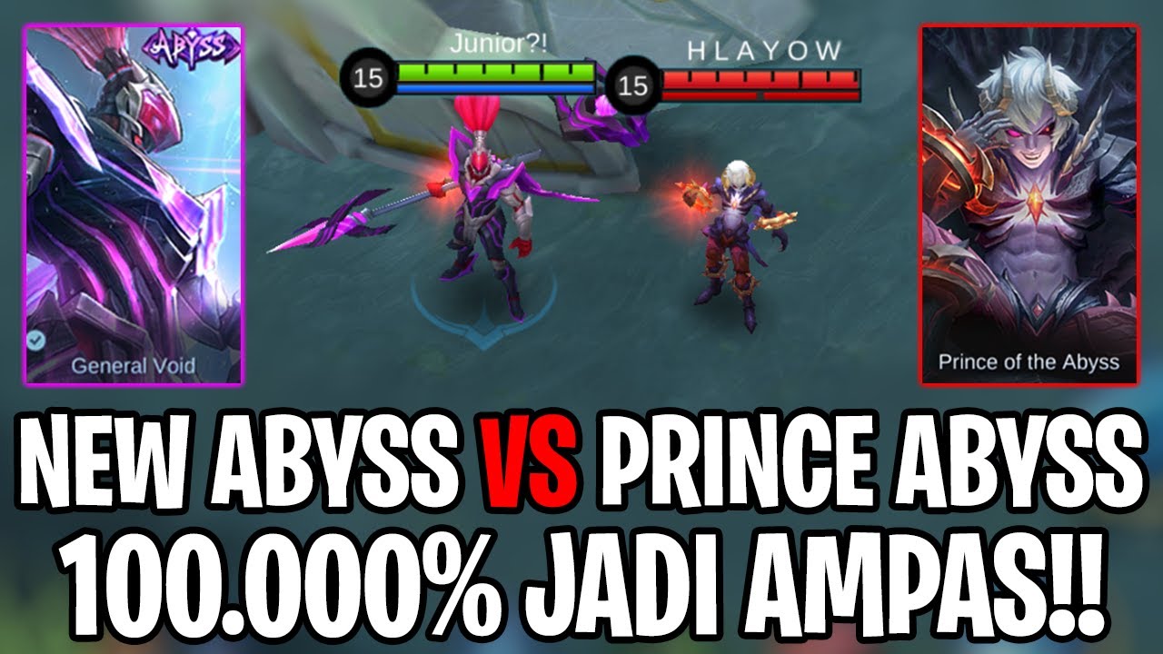 Duel Maut!! New Abyss Alpha Vs Prince Abyss Dyrroth, 100.000% Jadi Ampas!! Mobile Legends