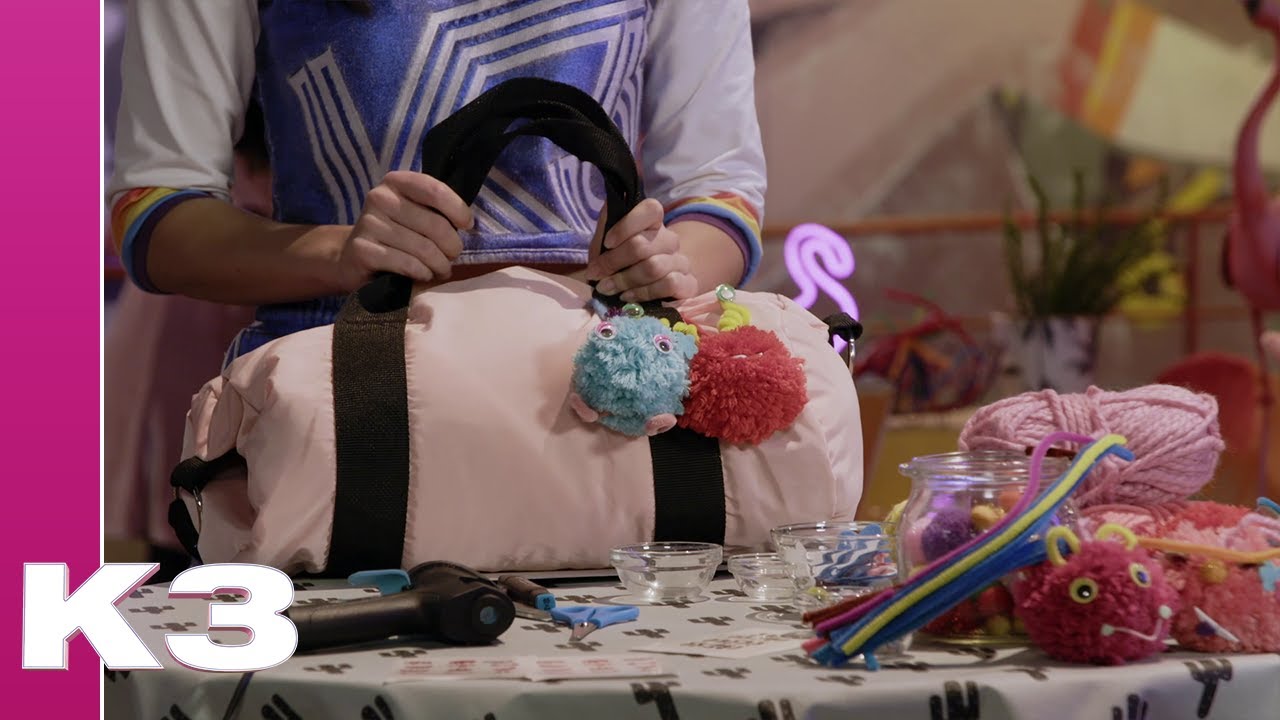 Pomponnetjes maken! | K3 Roller Disco Club Pimpen