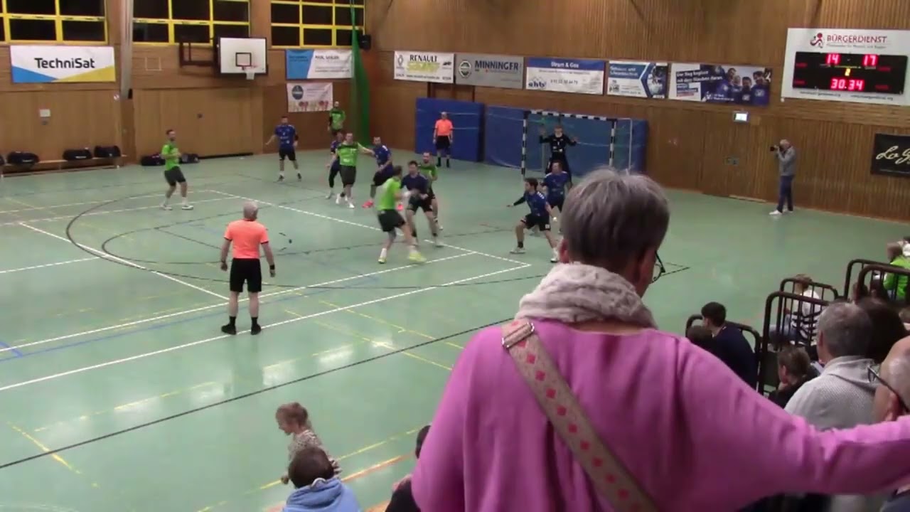 Oberliga Rheinland Herren, TuS 05 Daun - TV Bitburg, 22.11.25, Ergebnis: 30:34