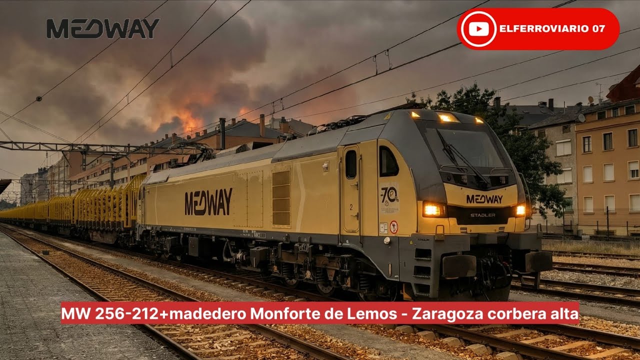 MW 256-212 saliendo de Ponferrada (León)  destino Zaragoza corbera alta 