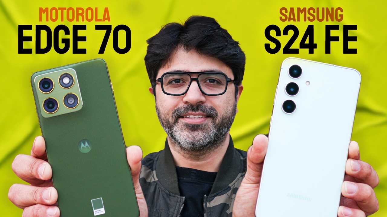 Moto Edge 70 vs Samsung S24 FE CAMERA COMPARISON | Best Camera Phone under 35,000