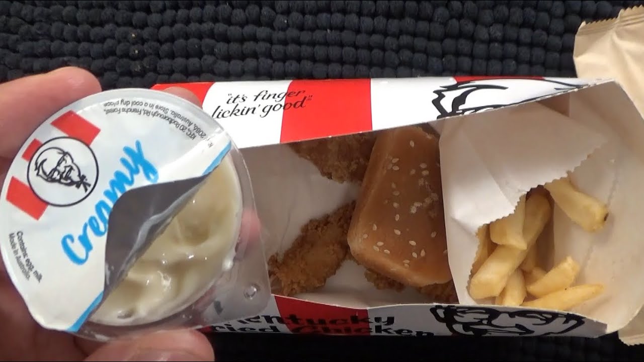 ASMR - Whispering While Eating KFC - Kentucky Fried Chicken - 