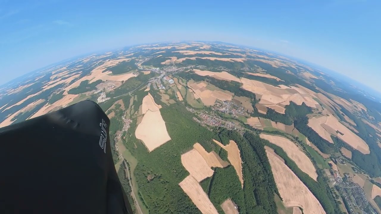 Paragliding / Gleitschirmflug in Offenbach Hundheim am 24.07.2022
