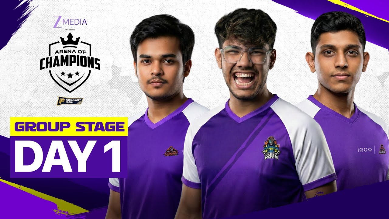 Zee Media Arena of Champions | Group-Stage Day 1 @S8ULGG @TotalGaming093 @TSGLEGEND