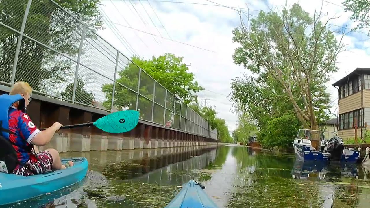 Kayaking the Detroit Canals Part 3