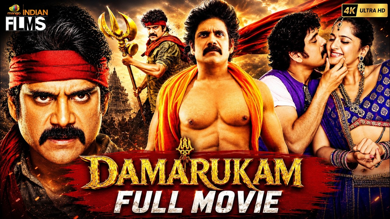 Damarukam Full Movie 4K | Nagarjuna | Anushka Shetty | Prakash Raj | Kannada | Mango Indian Films