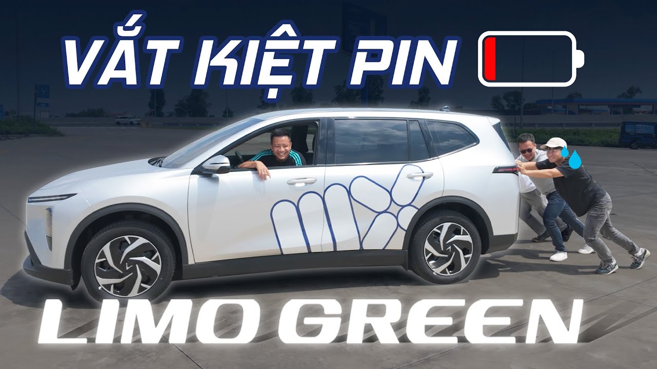 Vắt kiệt pin Vinfast Limo Green: Chạy 120km/h, 6 người lớn thì được bao xa?