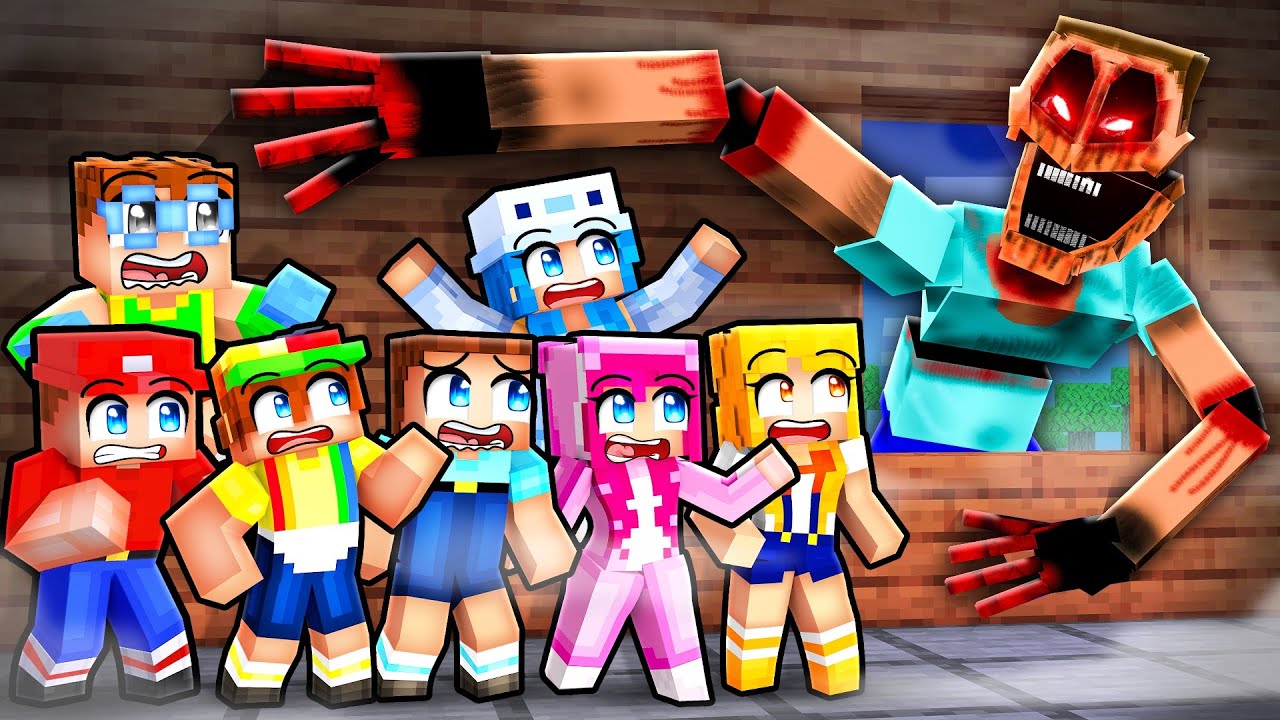 7 Friends Survive 100 Hours in Minecraft’s Scariest House...