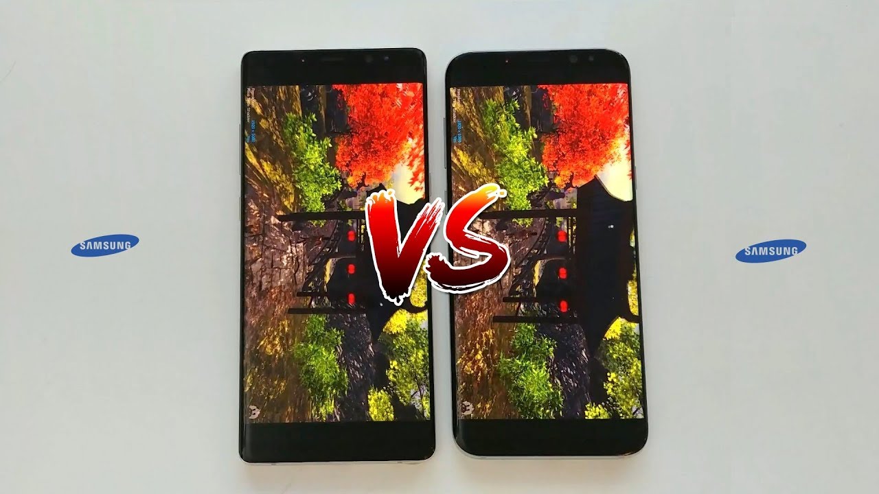 Samsung Galaxy S8 vs. Samsung Galaxy Note8 - AnTuTu Benchmark Test