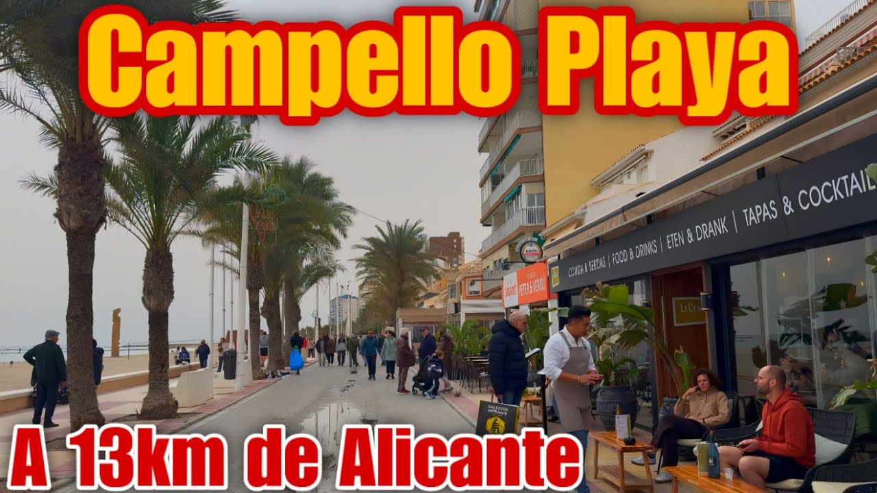 Playa de CAMPELLO - Municipio que lo tiene todo? 🏡 #campello #emigrarconana