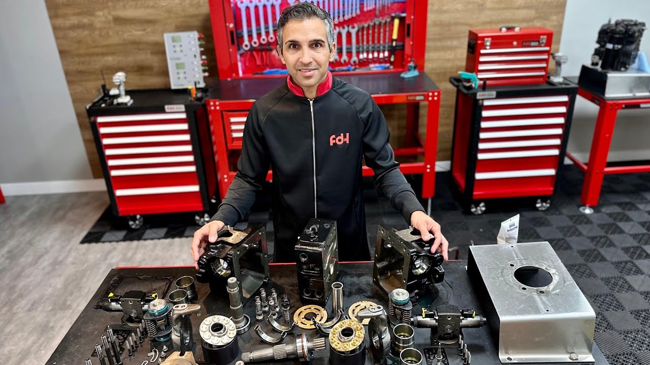 Desmontagem bomba danfoss H1 tandem