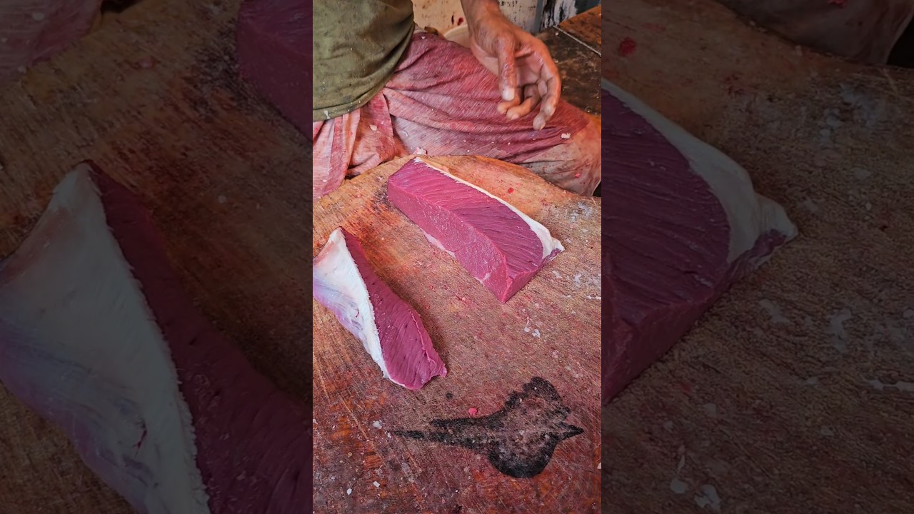 Amazing deshi buffalo meat super smooth cutting skill in bd |