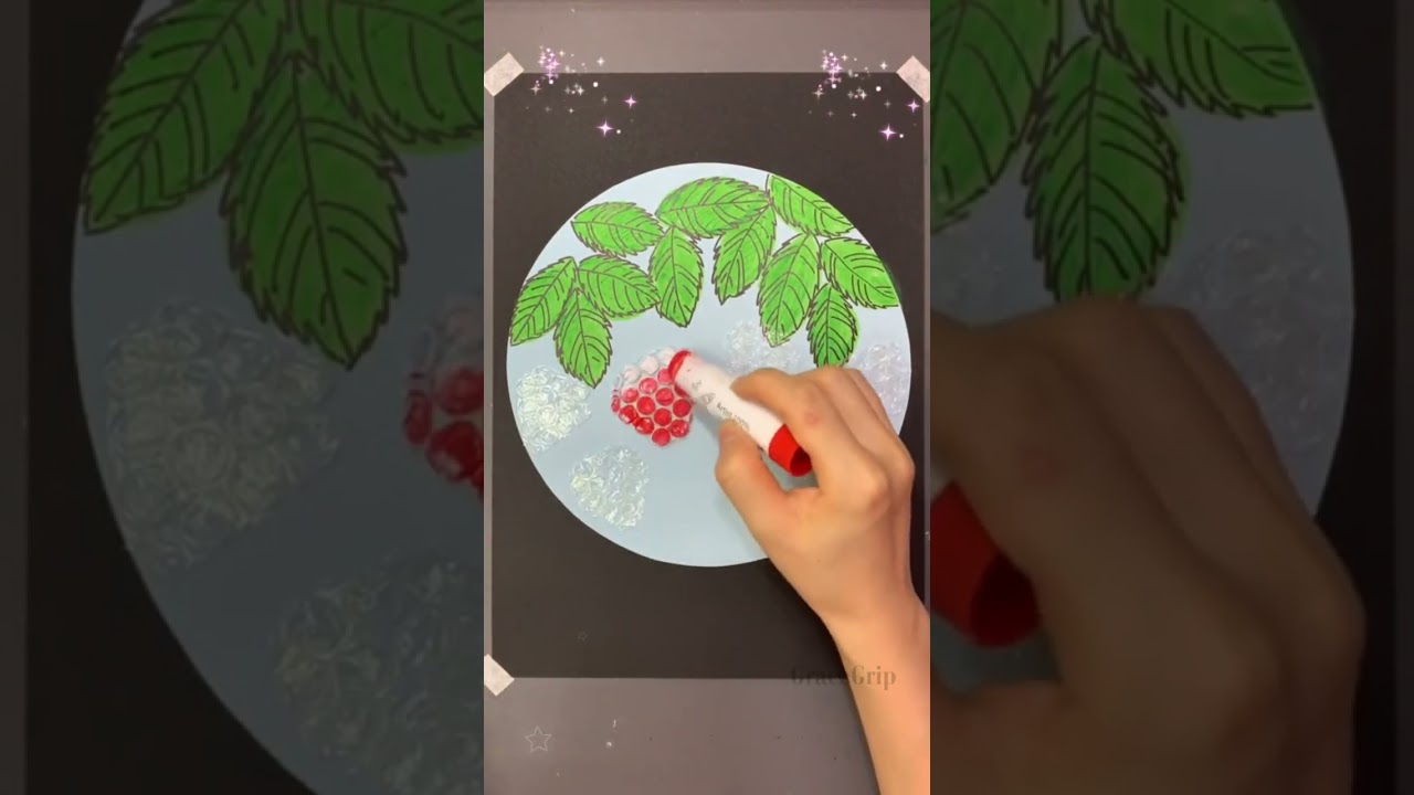 DIY Strawberry Painting with Bubble Wrap: Fun Art for All Ages!