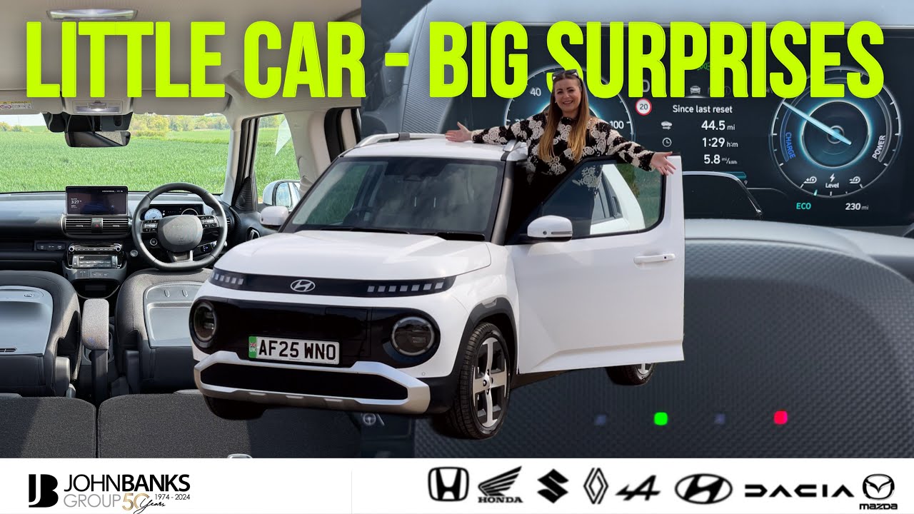 Hyundai Inster Review: The Most Affordable EV Yet! Surprising range test! UK 4K