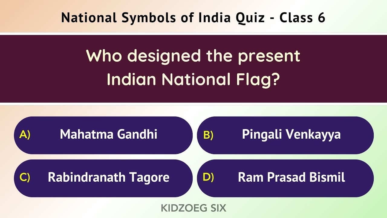 National Symbols of India Quiz for Class 6 | 30 MCQs | Republic Day & Independence Day | India GK