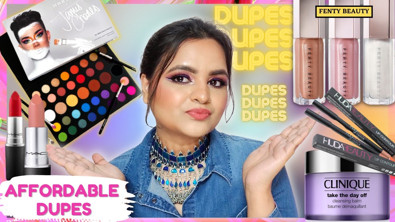 Affordable Makeup Dupes of High end luxury makeup || Huda beauty , M.A.C , Fenty beauty