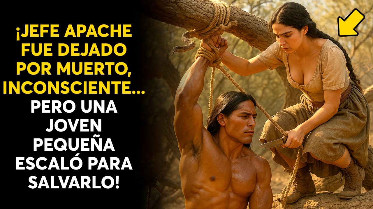 ¡JEFE APACHE FUE DEJADO POR MUERTO, INCONSCIENTE... PERO UNA JOVEN PEQUEÑA ESCALÓ PARA SALVARLO!