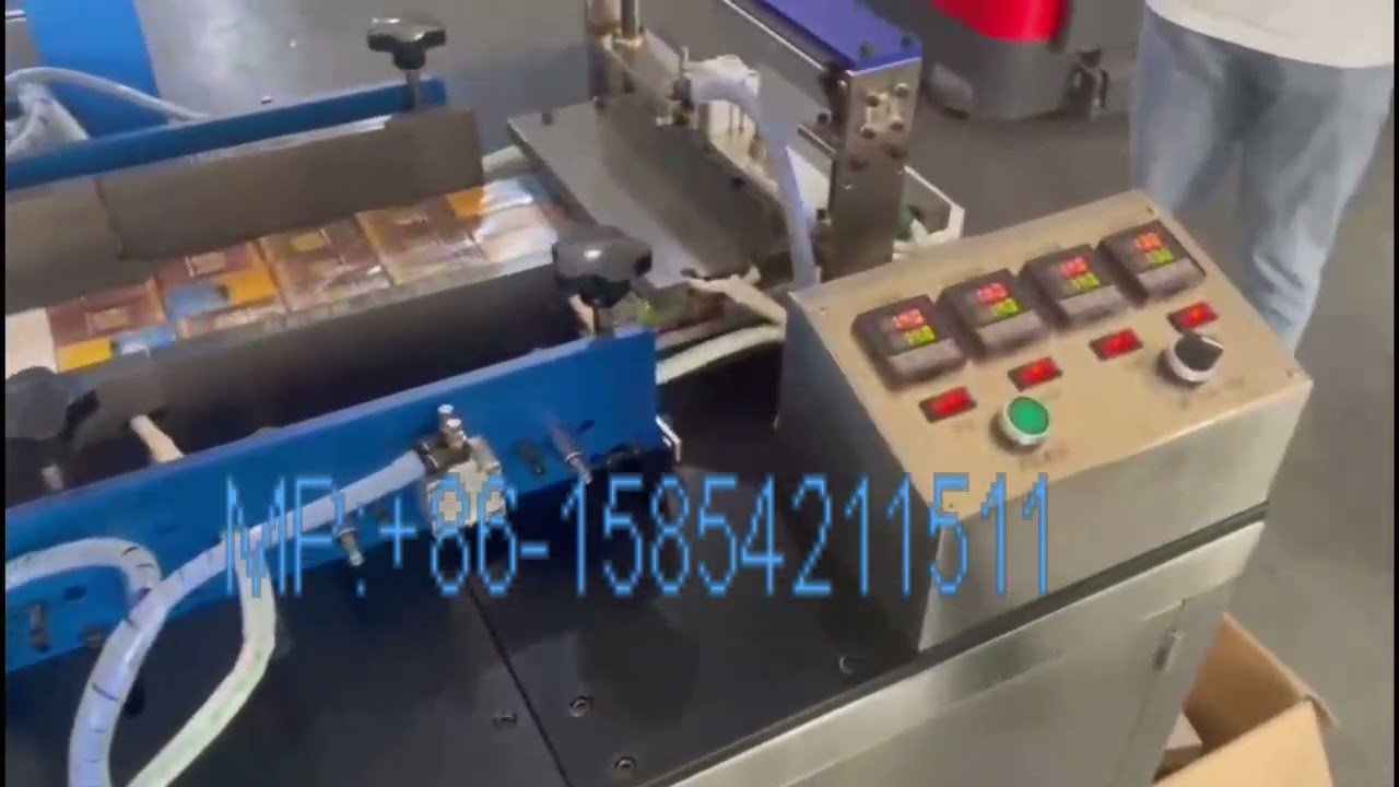 cigarette box cellophane wrapping machine/packaging line for cigarette boxes