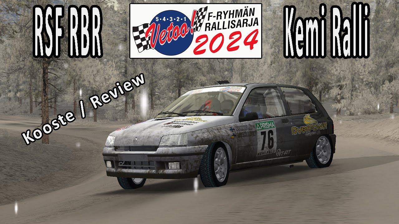 RBR F-Ryhmän rallisarja 2024 - Kemi Ralli (with subtitles)