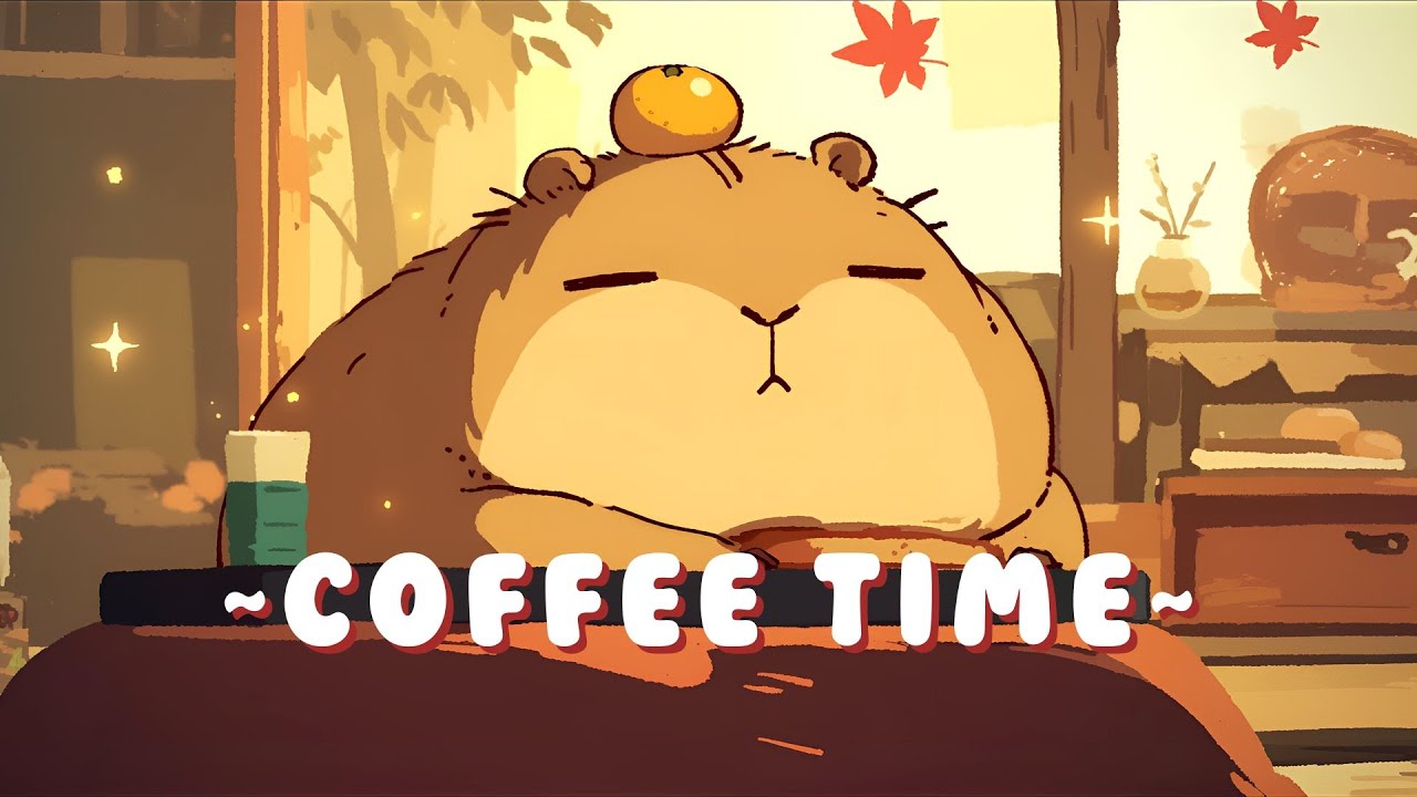 [1 Hour] Capybara Chill Radio - Calming Beats & Melodies ~ Tranquil Mood ~ 🦫 📝 | Sleep Aid