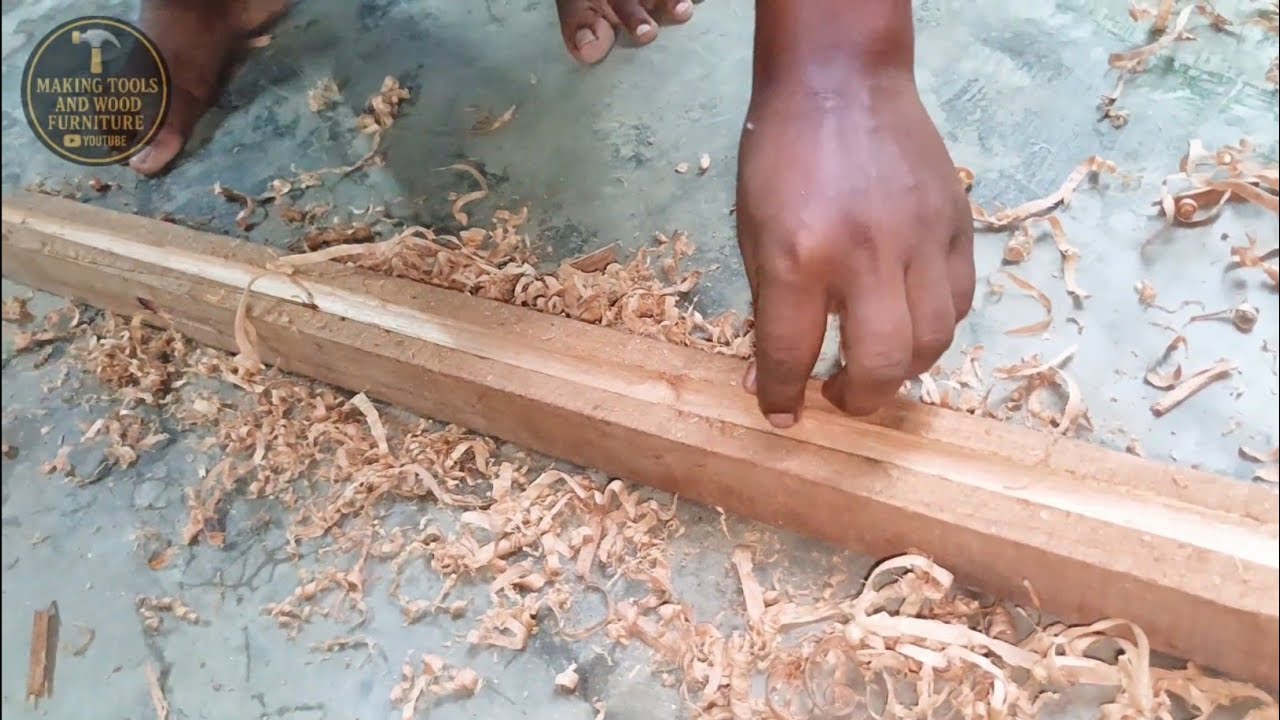 🔹 রাউটার মেশিন ছাড়া কীভাবে কাঠে ড্রেন কাটব | DIY Woodworking | Making Tools and Wood Furniture C.M.