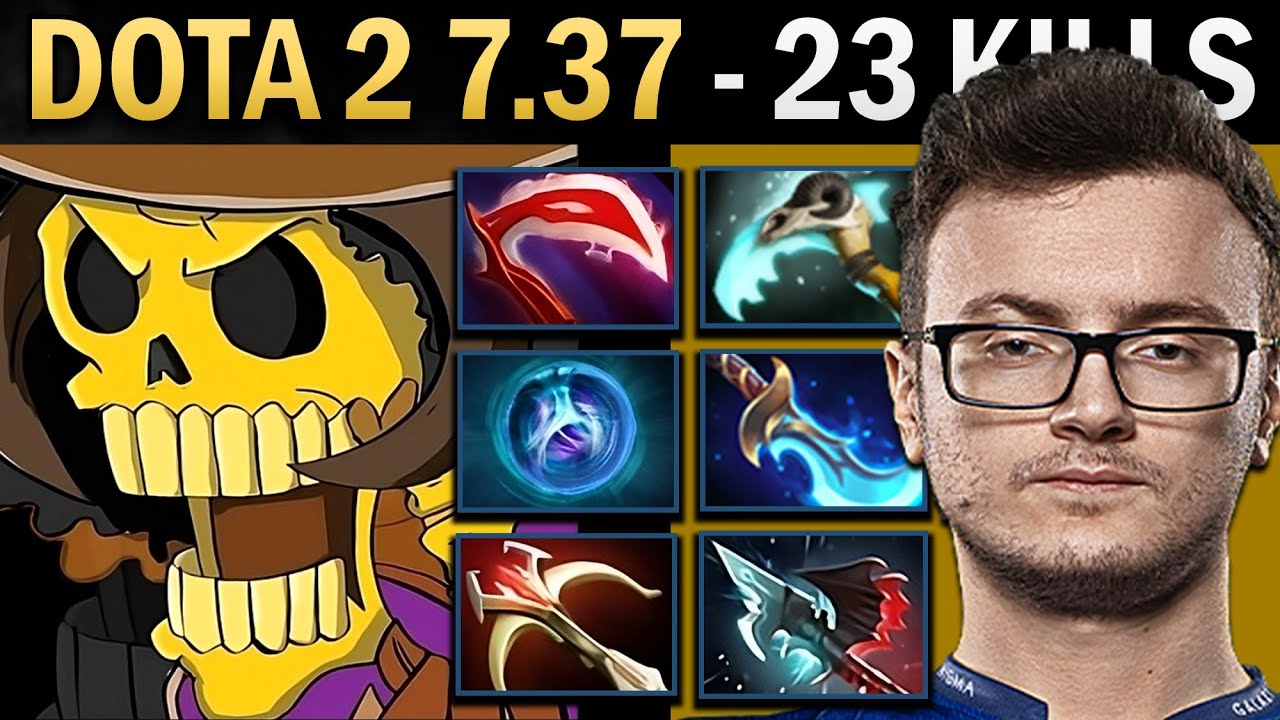 Clinkz Gameplay Miracle with 23 Kills and Vyse - Dota 2 7.38
