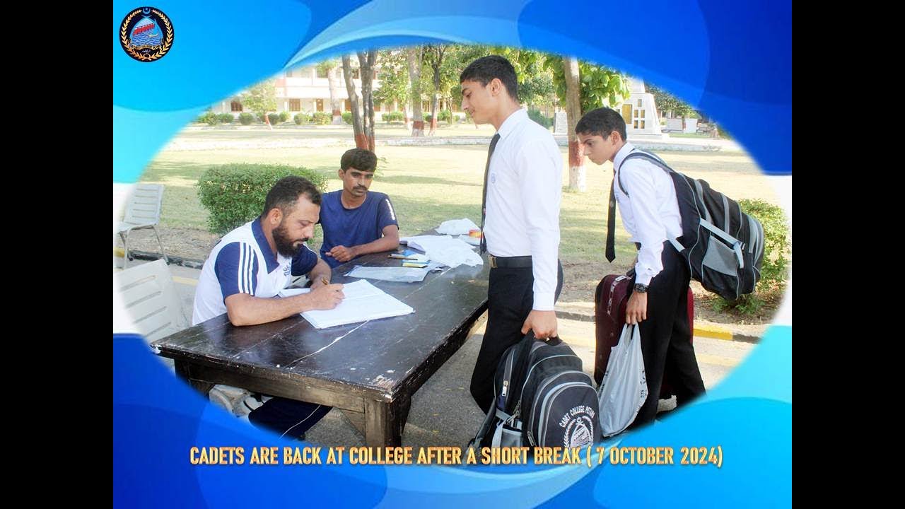 CADETS ARE BACK AT COLLEGE AFTER A SHORT BREAK ( 7 OCTOBER 2024)