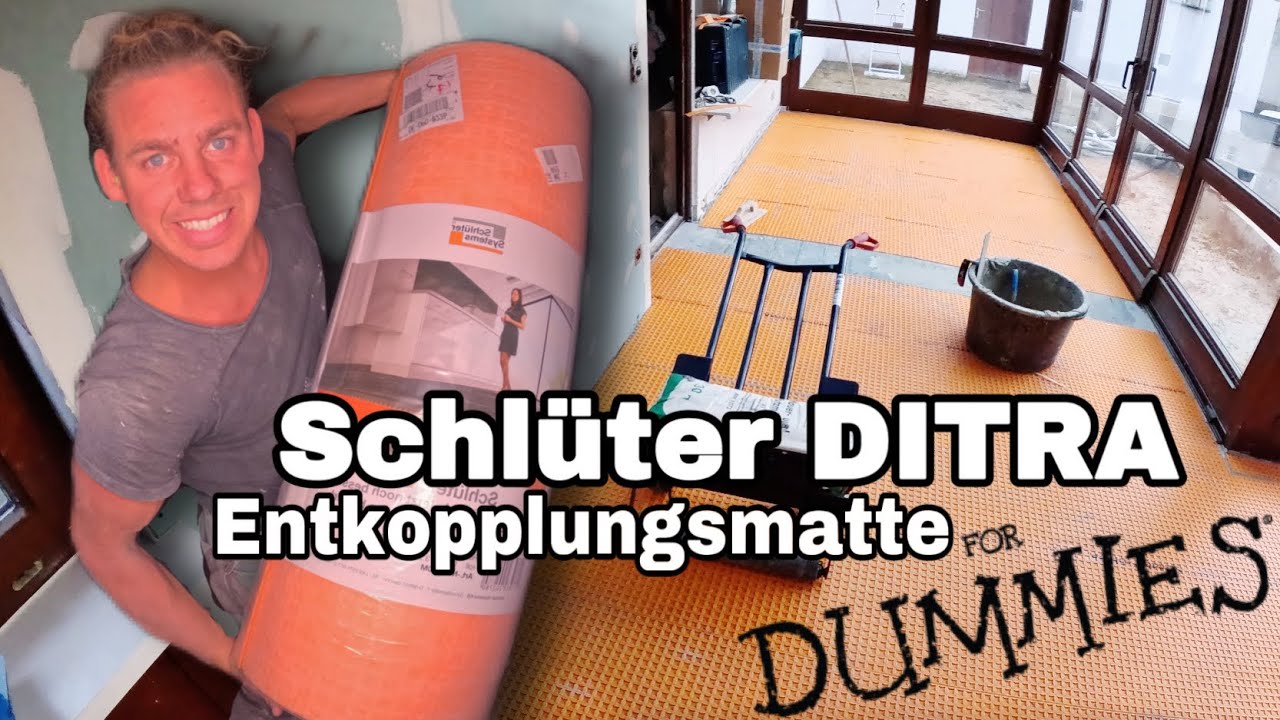 SCHLÜTER DITRA ENTKOPPLUNGSMATTE verlegen  / Aus ALT, mach NEU! Episode 29