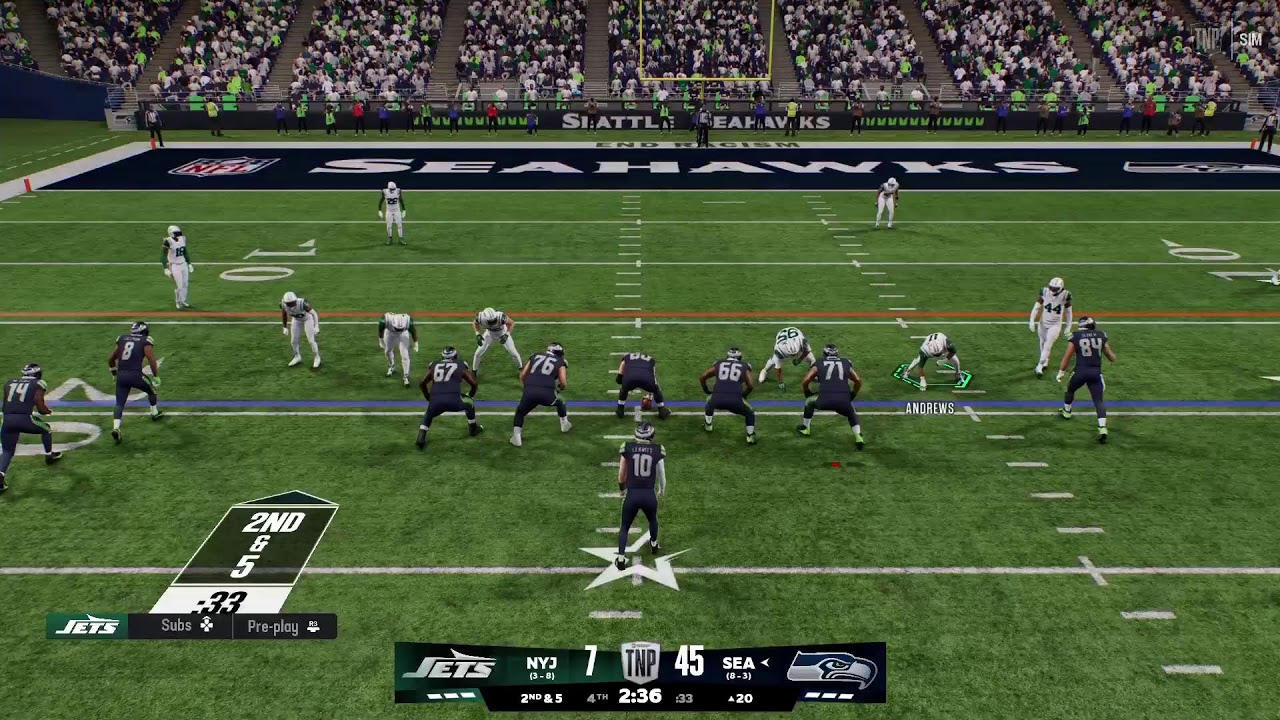 Mandden 26 JETS Season Play