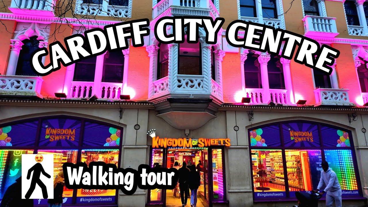Cardiff City Centre, Wales, United Kingdom Walking Tour [4k 60fps]