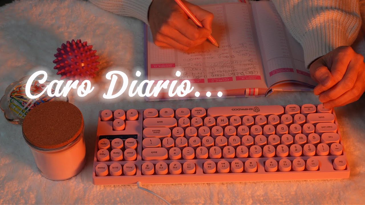 🎧 Caro Diario | Whispering + Tastiera | ASMR Intimo e Confidenziale