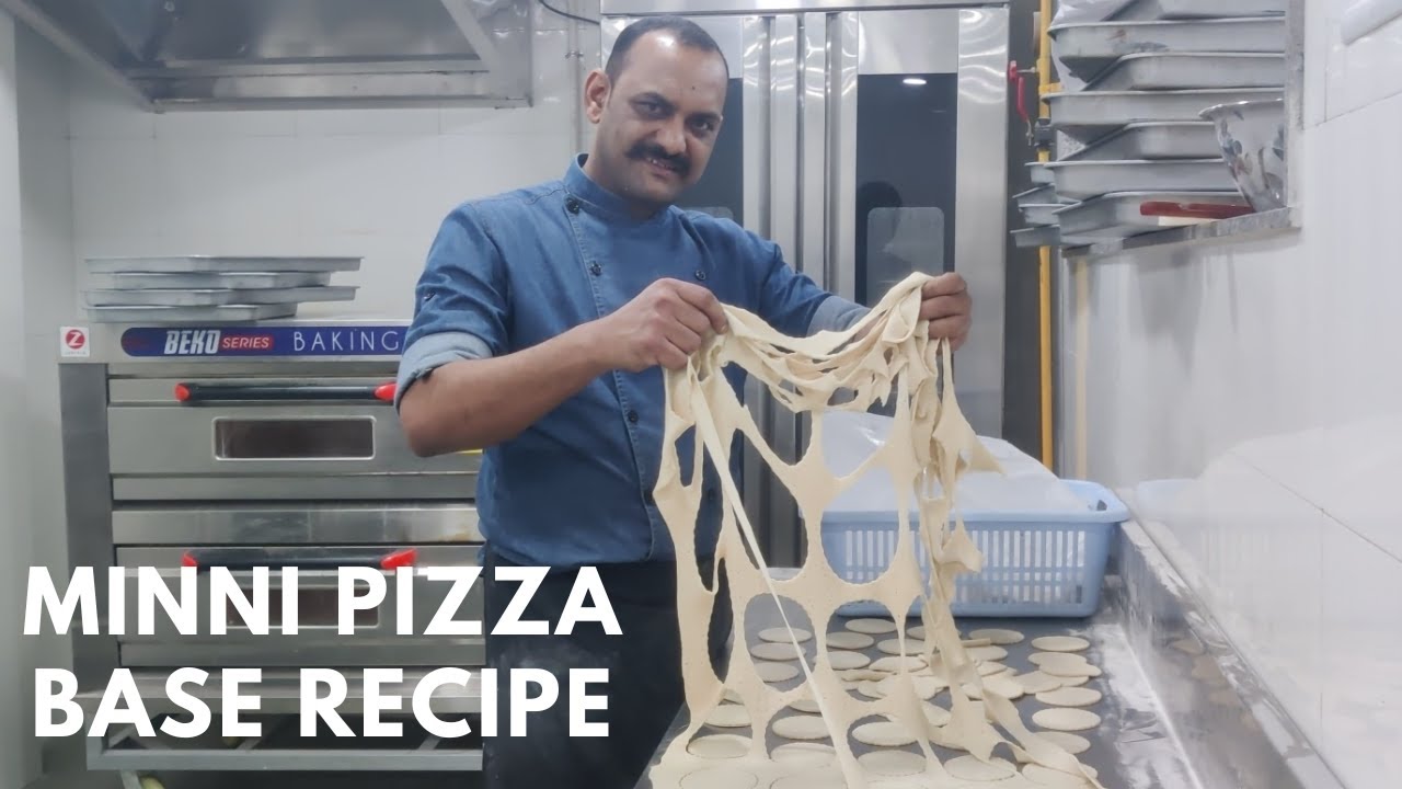 Minni Pizza Base Recipe | मिन्नी पिज्जा बेस रेसिपी | Pizza Base Recipe | Thin Crispy Pizza Base