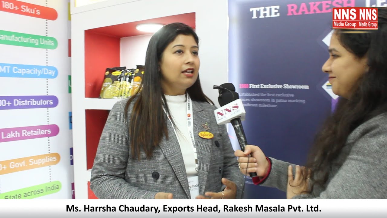 Ms. Harrsha Chaudary, Exports Head, Rakesh Masala Pvt. Ltd.