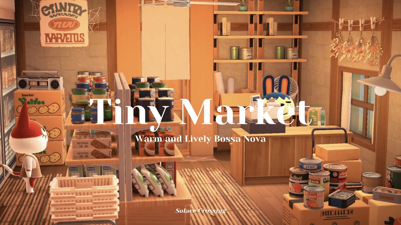 Tiny Market 🛒｜Warm and Lively Bossa Nova｜Study & Work Music｜Animal Crossing Ambience