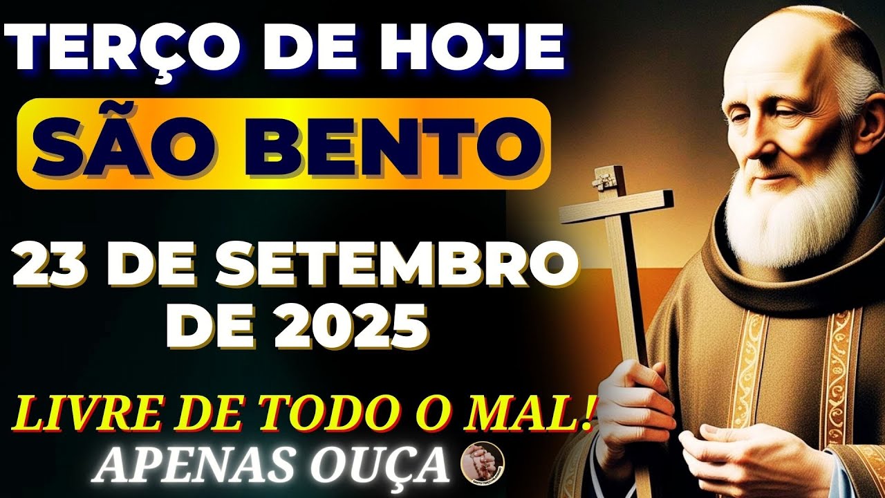 📿Terço de São Bento e a Santa Cruz para Quebrar Correntes  🙏Ficar Livre de Todo o Mal