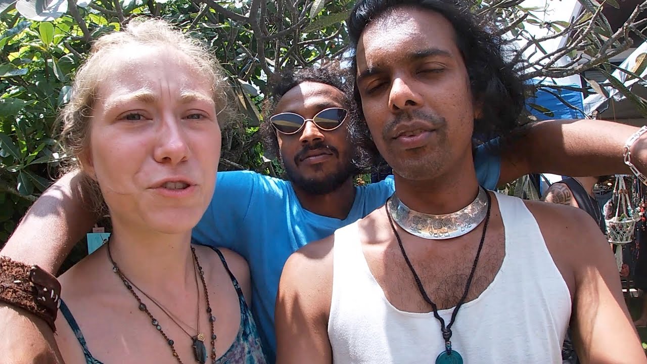 It was an amazing Hippie market in Sri Lanka