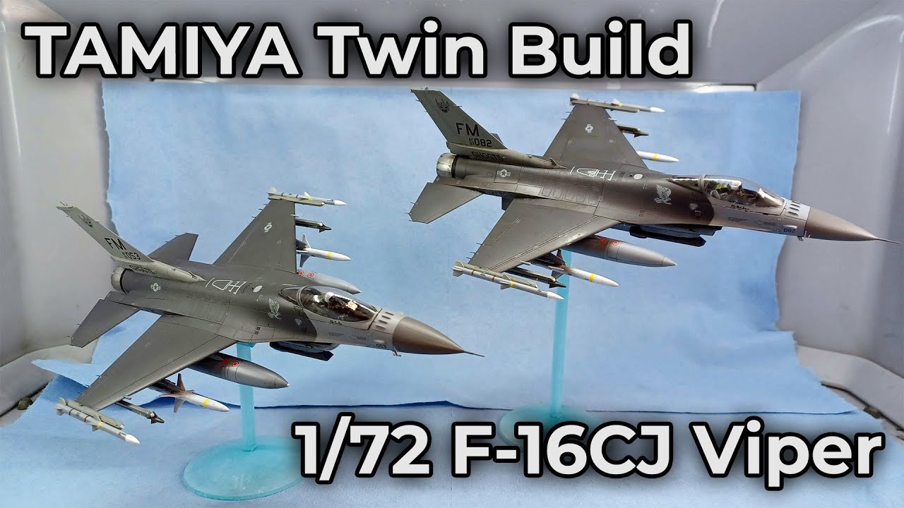 Tamiya 1/72 F-16CJ Viper Twin Build