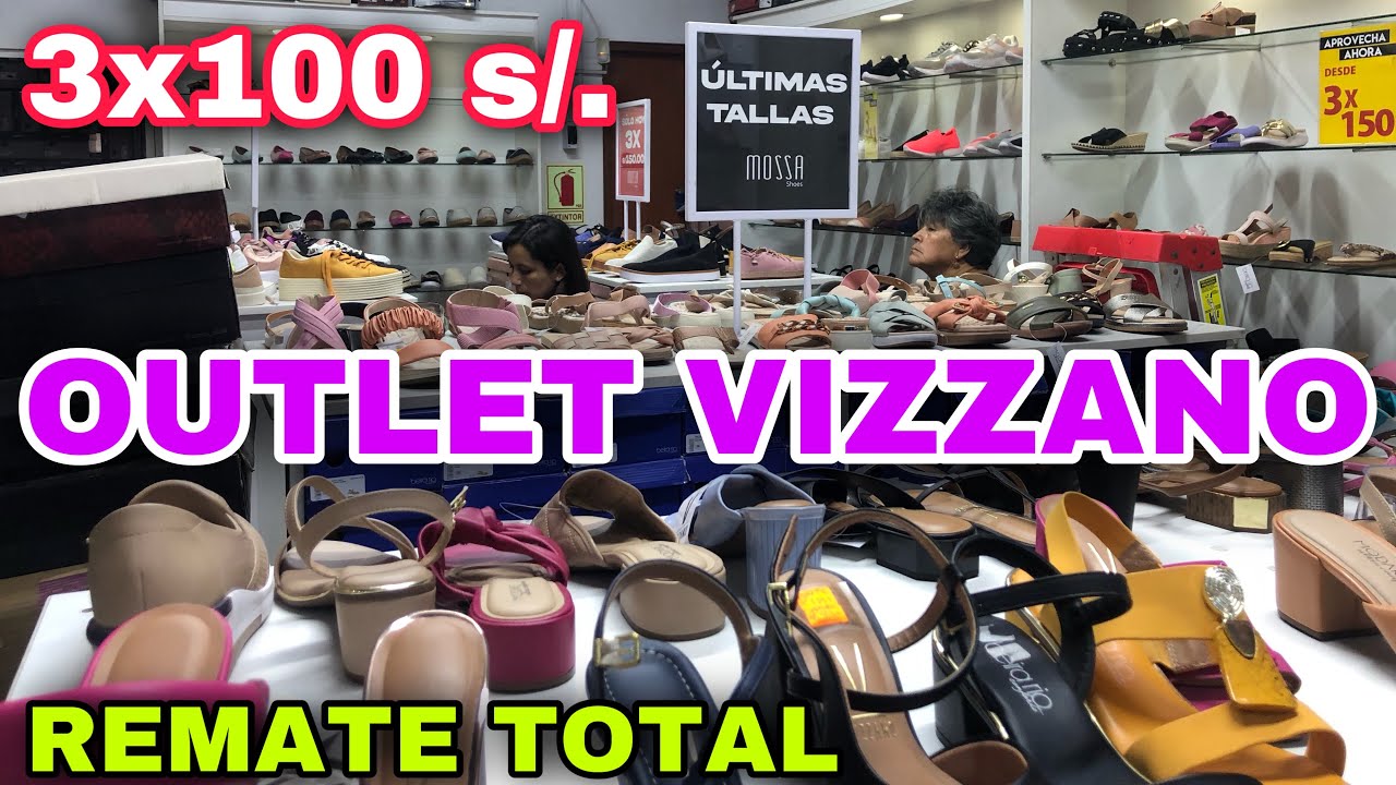 Remate total - 3 por 100 soles en el OUTLET VIZZANO / los olivos 