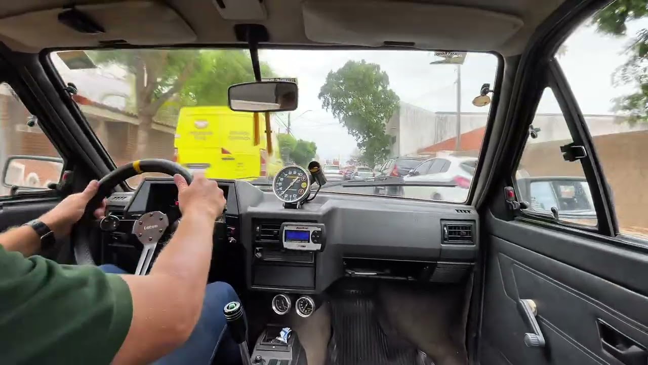 VW GOL QUADRADO TURBO 400CV - INDO VER A  MITSUBISHI ECLIPSE 1993 TURBO NA OFICINA