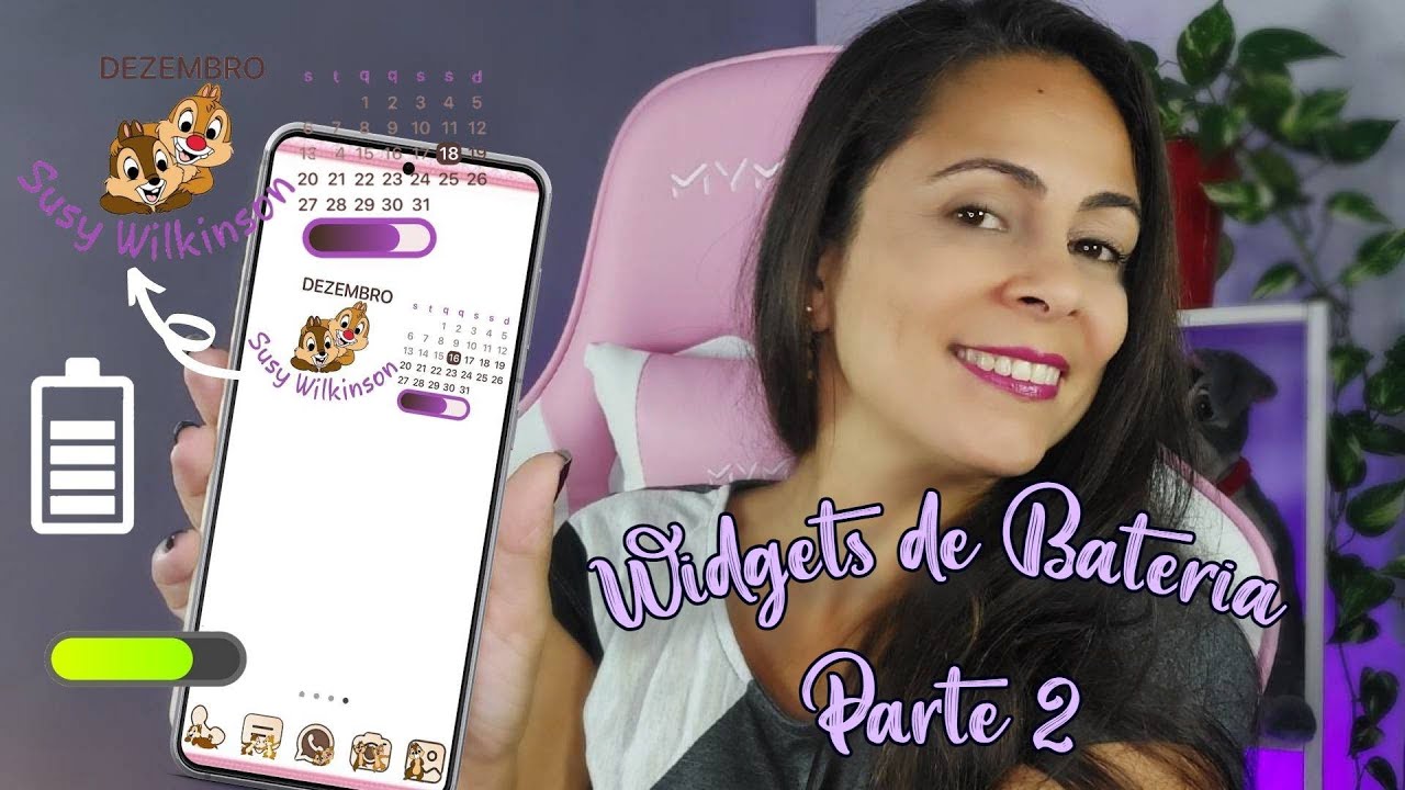 COMO CRIAR WIDGETS DE BATERIA E NOMES COM CURVA UTILIZANDO O WIDGETOPIA | TRUQUES DE PERSONALIZA&Ccedil;&Atilde;O